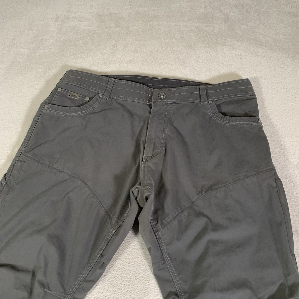 Kuhl Konfidant Air Pants 38x30 Dark Gray Hiking Outdoors Cargo Stretch 5098 - Picture 2 of 16